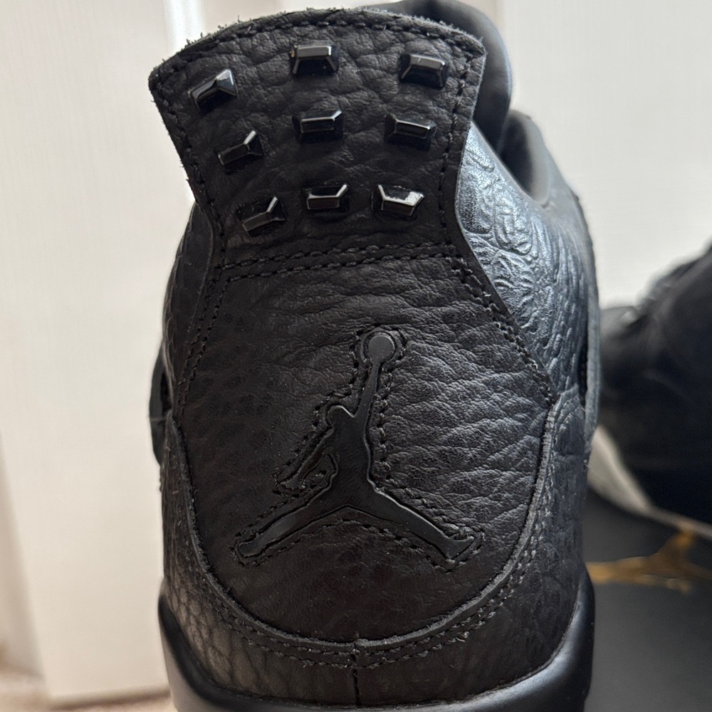 Size 13 Jordan 4 Black Pony Hair(Premium Jordan Series) - Picture 7 of 8